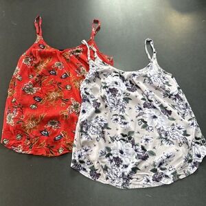 Torrid Flowy Romantic Floral Cami Tank Top Size 00 Large A-Line Feminine Lot